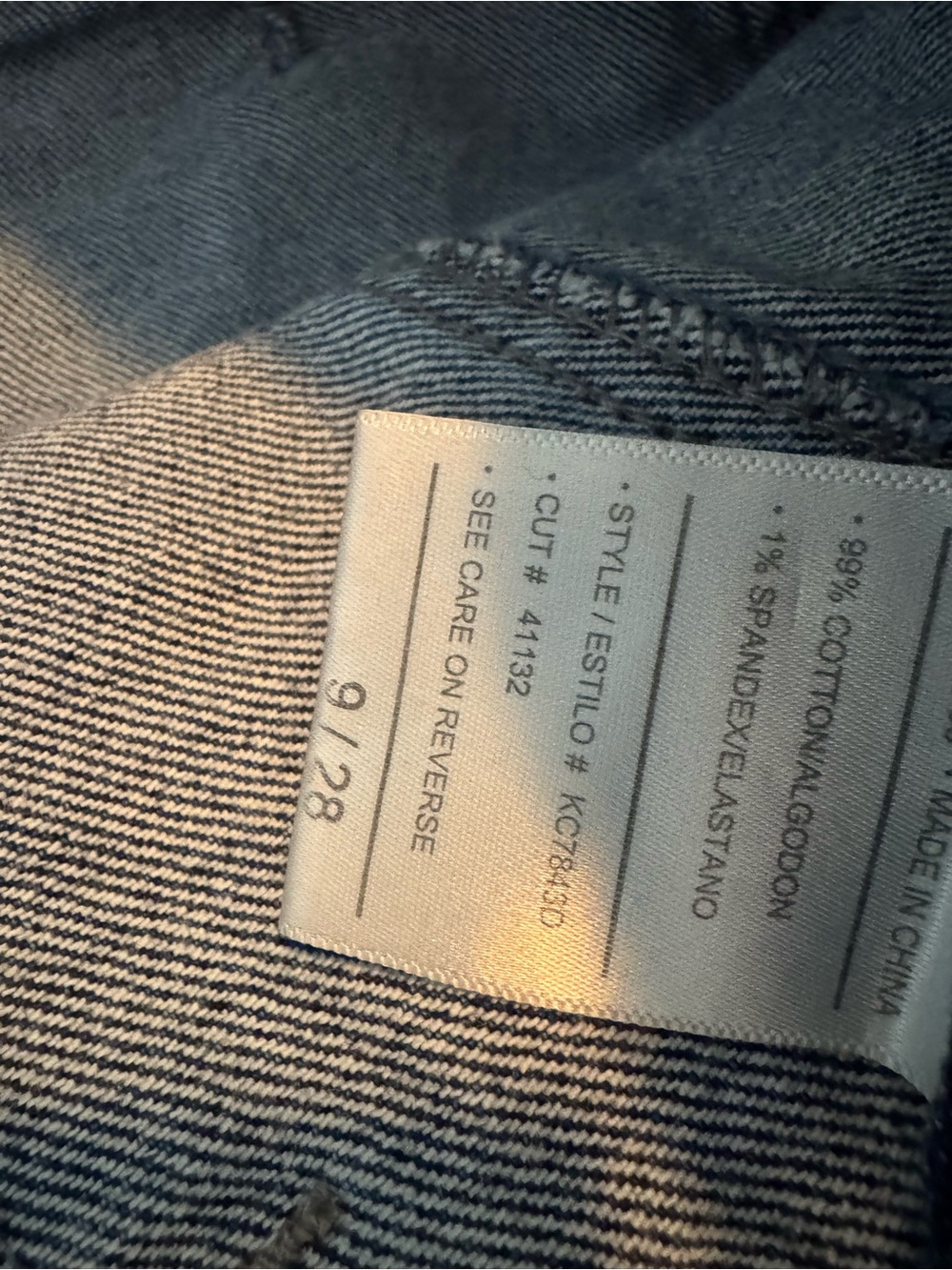 KanCan Dark Blue Cargo Denim Pants - Picture 4 of 6